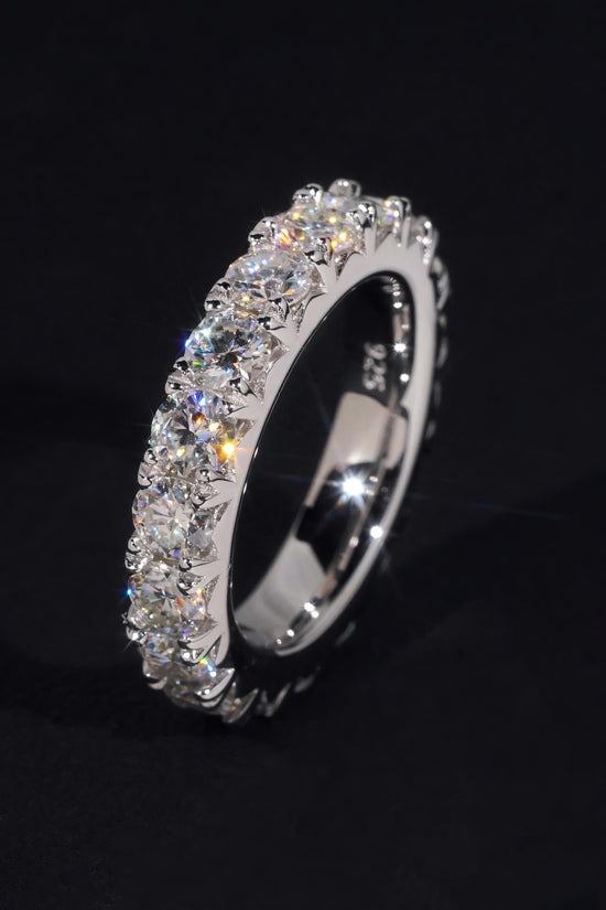 Pass Diamond Tester Silver 925 Vvs Moissanite Lab Diamond Hip Hop Iced Out Jewelry Band Ring