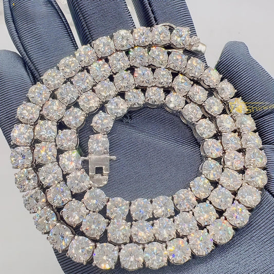 Cheapest Price 925 Sterling Silver Pass Diamond Tester GRA Certificated VVS Moissanite Chains Necklace