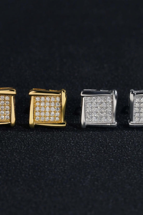Pass Diamond Tester High Quality 925 Sterling Silver Women Hot Selling Fashion Jewelry Vvs Moissanite Stud huggies Earrings