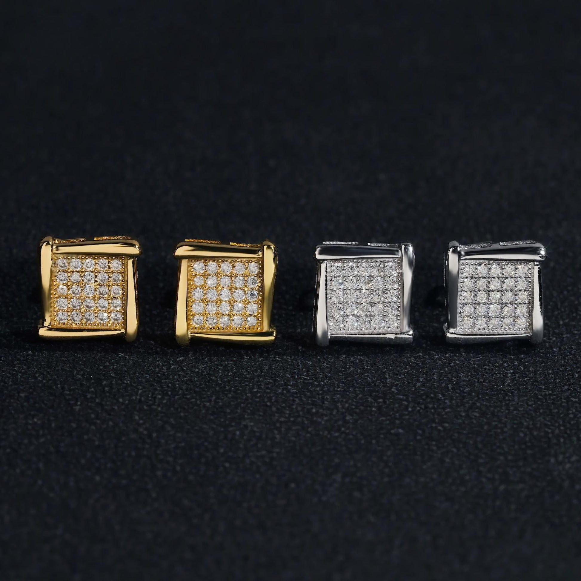 Pass Diamond Tester High Quality 925 Sterling Silver Women Hot Selling Fashion Jewelry Vvs Moissanite Stud huggies Earrings