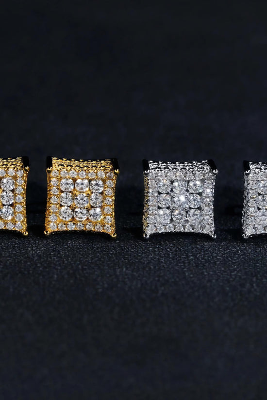 Pass Diamond Tester Fashion Jewelry Wholesale Price Luxury S925 Sterling Silver Vvs Moissanite Diamond Jewelry Stud Earrings