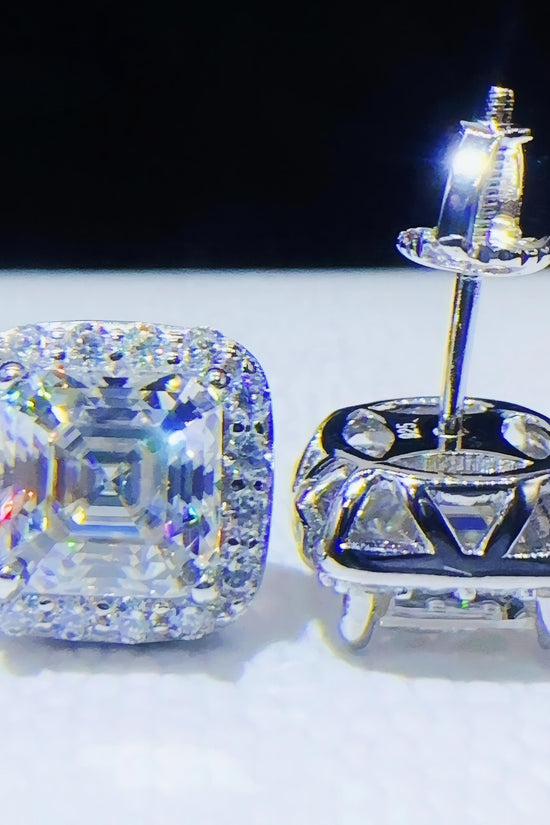 Pass Tester Diamond Earrings Hip Hop Jewelry Silver 925 Lab Diamond VVS Moissanite Iced Out Stud Earrings