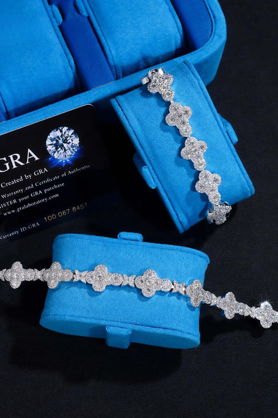 Hot Sale Cross Bracelets 925 Sterling Silver Pass Diamond Tester GRA Certified VVS Moissanite Tennis Bracelets