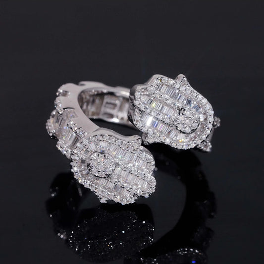 GRA Certificate 925 Sterling Silver Hip Hop Jewelry Gold Plated Hip Hop Jewelry New Style VVS Diamond Moissanite Hip Hop Ring