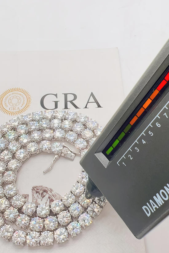 Cheapest Price 925 Sterling Silver Pass Diamond Tester GRA Certificated VVS Moissanite Chains Necklace