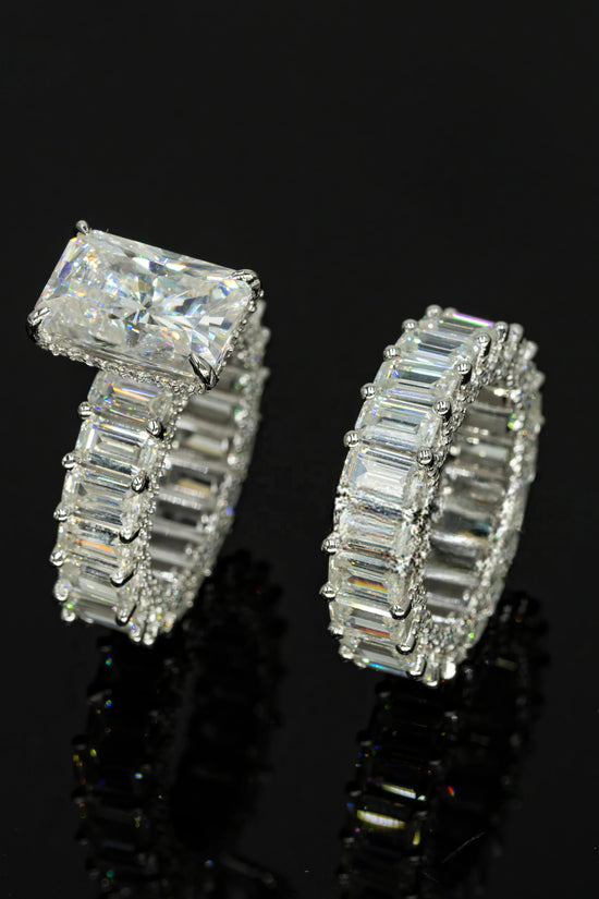 Hip Hop Jewelry Fine Jewelry 925 Sterling Silver Vvs Diamond Moissanite Custom Iced Out Ring