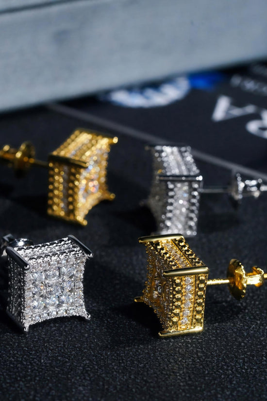 Pass Diamond Tester Fashion Jewelry Wholesale Price Luxury S925 Sterling Silver Vvs Moissanite Diamond Jewelry Stud Earrings