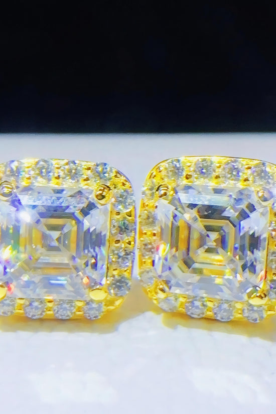 Pass Tester Diamond Earrings Hip Hop Jewelry Silver 925 Lab Diamond VVS Moissanite Iced Out Stud Earrings