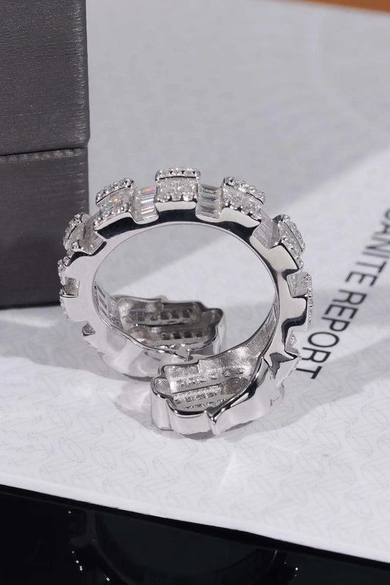 GRA Certificate 925 Sterling Silver Hip Hop Jewelry Gold Plated Hip Hop Jewelry New Style VVS Diamond Moissanite Hip Hop Ring