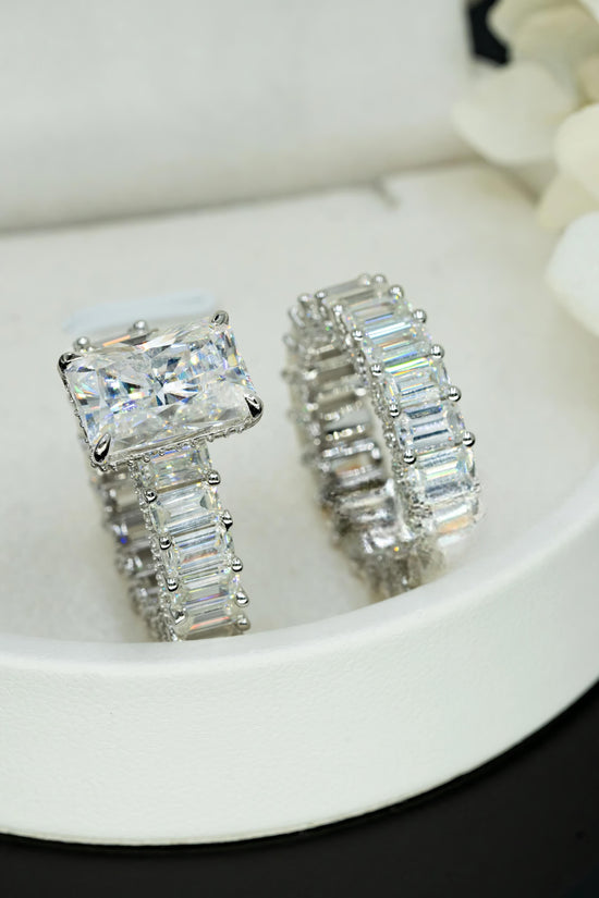 Hip Hop Jewelry Fine Jewelry 925 Sterling Silver Vvs Diamond Moissanite Custom Iced Out Ring