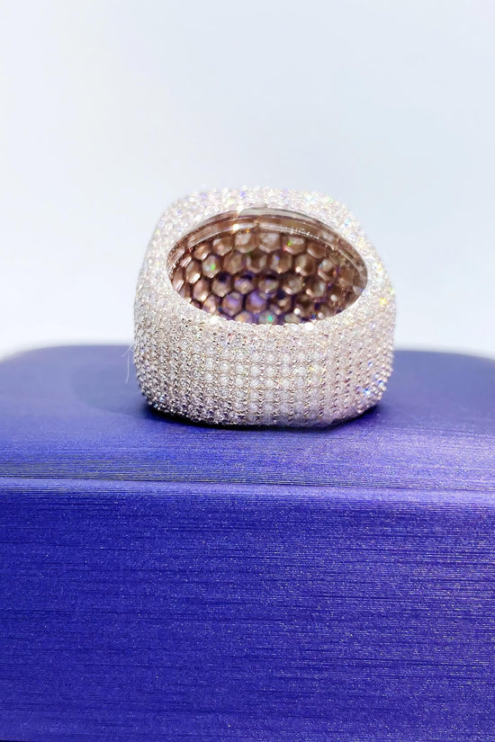 Bling Jewelry Wholesale Hip Hop Vvs Moissanite Lab Diamond Men Iced Out Ring